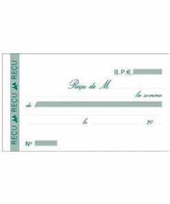 CARNET DE RECUS 10.5X18 50F AUTOCOPIANT - EXACOMPTA NCR MANIFOLD