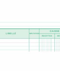 CARNET DE  CAISSE 21X29 - 2X50 EXACOMPTA