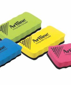 FROTTEUR ARTLINE MAGNETIQUE 8004 POUR TABLEAU BLANC 105X55 COULEURS ASSORTIES