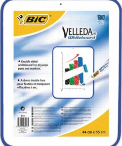 VELLEDA TABLEAU BLANC 44X55CM DOUBLE FACE - NON MAGNETIQUE