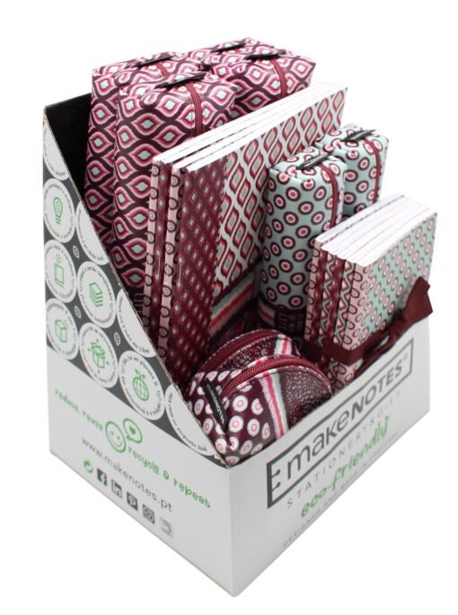 DISPLAY BLOOM UP 4 TROUSSES A 4.55 - 4 CARNETS 2.05 - 2X MINI TROUSSE A 3.9