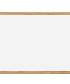 TABLEAU BLANC 40X30 CADRE BOIS MAGNETIQUE