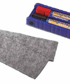 MAGNETOPLAN FROTTEUR + 2 MARQ MARQUEURS TABLEAU BLANC + 2 RECHARGES FEUTRE