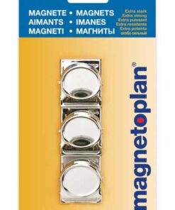 MAGNETOCLIP 3X 35MM PINCE PAPIER MAGNETIQUE
