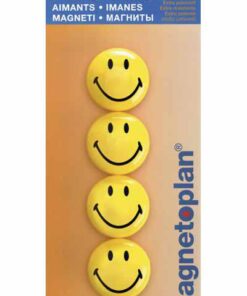 AIMANTS SMILEY 4X 40MM