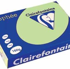 TROPHEE A4 160G VERT PAPIER CLAIRFONTAINE RAME DE 250 FEUILLES