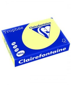 TROPHEE A4 160G CANARI PAPIER CLAIRFONTAINE RAME DE 250 FEUILLES