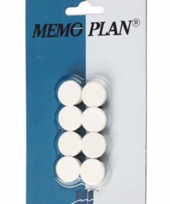 AIMANT 15MM BLANC PAR 8 ROND
