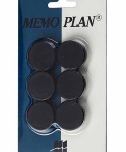 AIMANT 25MM NOIR PAR 6 ROND