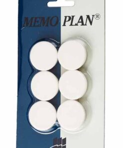 AIMANT 25MM BLANC PAR 6 ROND