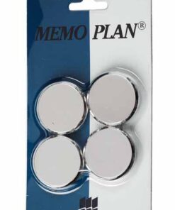 AIMANT 30MM ARGENT PAR 4 CHROME