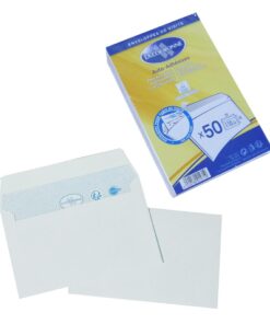 ENVELOPPE C.D.V. 9X14CM PAR 50 ENVELOPPE CARTE DE VISITE 110G AUTO-ADHESIVES - LA COURONNE