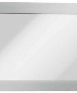 DURAFRAME A6 ARGENT PAR 2 DOS ADHESIF CONTOUR MAGNETIQUE LISIBLE RECTO/VERSO DURABLE