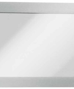 DURAFRAME A5 ARGENT PAR 2 DOS ADHESIF CONTOUR MAGNETIQUE LISIBLE RECTO/VERSO DURABLE