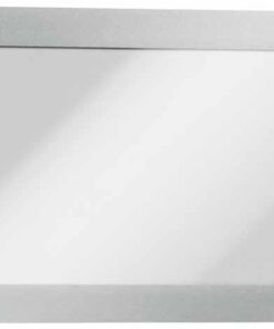 DURAFRAME A3 ARGENT PAR 2 DOS ADHESIF CONTOUR MAGNETIQUE LISIBLE RECTO/VERSO DURABLE