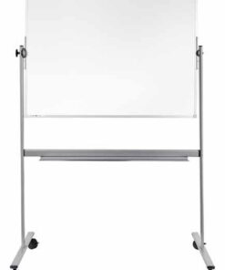 TABLEAU BLANC ROTATIF 100X150 MOBILE ROULETTES DOUBLE FACE ROBUSTE GARANTIE 10ANS