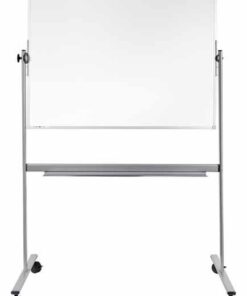 TABLEAU BLANC ROTATIF 100X200 MOBILE ROULETTES DOUBLE FACE ROBUSTE GARANTIE 10ANS