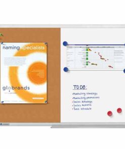 LEGA TABLEAU COMBI 90X120CM ½LAQUE - ½LIEGE - ECONOMY GARANTIE 5 ANS KIT FIX+SUPPORT