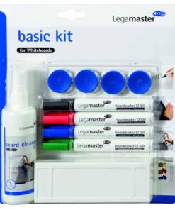 LEGA BASIC KIT TABLEAU BLANC 4 MARQUEURS TZ100 + FROTTEUR + 4 AIMANTS + 1SPRAY 125ML TZ7
