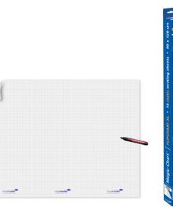 MAGIC-CHART FLIPCHART LEGA Q5 90X120CM 15 FEUILLES QUADRILLE MARQUEUR INCL -MULTISURFACES