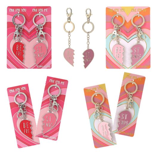 TOPMODEL PORTE-CLES COEUR BFF