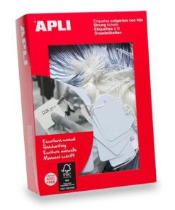 ETIQUETTES A FIL APLI 18X29MM 1000PCES BLANC