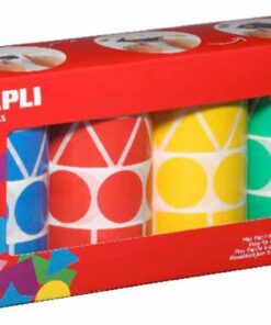 APLI 4 X RLX GOMMETTES ASS AUTOCOLLANTES ADHESIVE ETIQUETTES