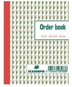 ORDER BOOK 105X135 3X50 NCR EXACOMPTA