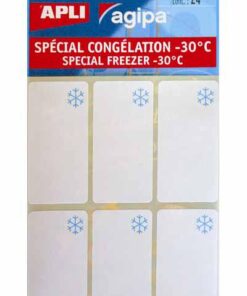 APLI 24 ETIQUETTE CONGELATEUR 25X50MM - SPECIAL FREEZER -30°