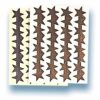 APLI 128 2F OR/ARGENT 166X216 ETOILES ETIQUETTE COLLAGE PERMANENT