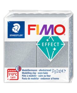 FIMO EFFECT 57GR METAL ARGENT PATE A MODELER STAEDTLER