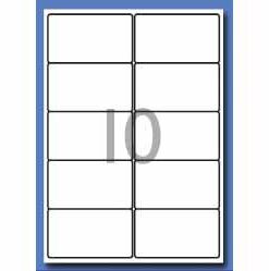 DECADRY 10 ETIQ/PAGE 99.1X57 ETIQUETTES IMPRIMANTES