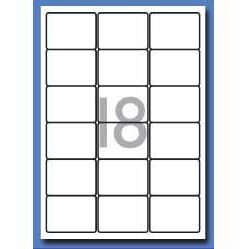 DECADRY 18 ETIQ/PAGE 63.5X46.6 ETIQUETTES IMPRIMANTES