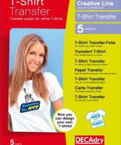 TRANSFERT T-SHIRT 5XA4 BLANC  APLI - DECADRY