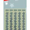 APLI 135 ETOILES ARGENT 80X120 ETIQUETTE ADHESIVE