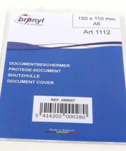 ETUI BRONYL 150X110MM A6 ART 1112 - 180 MICRONS DIN A6 - ETUI DE PROTECTION