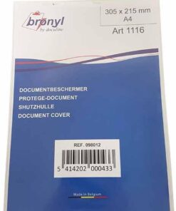ETUI BRONYL 305X215MM - A4 DIN A4 - 180 MICRONS ETUI DE PROTECTION