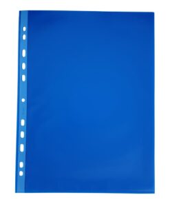 POCHETTES PERFOREES BLEU 50P BRONYL SACHET