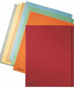 FARDES CHEMISE 275G ORANG P100 ESSELTE AVEC DEPASSANT 24X31