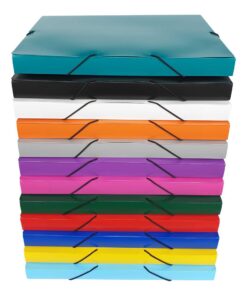 BOITE BRONYL ASS - DOS 2.5CM COULEURS ASSORTIES BOITE DE RANGEMENT