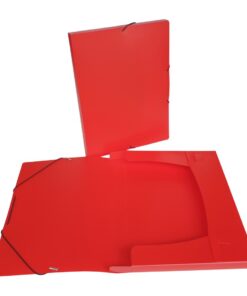 BOITE BRONYL ROUGE DOS 2.5CM 245 X 325MM - 5/10 + ELASTIQUE BOITE DE RANGEMENT