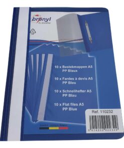 FARDE DEVIS A5 BLEU BRONYL P10