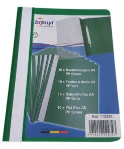 FARDE DEVIS A5 VERT BRONYL 10