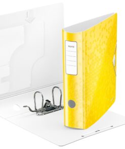 CLASSEUR WOW 82MM JAUNE CLASSEUR A LEVIER LEITZ ACTIVE
