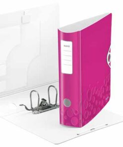 CLASSEUR WOW 82MM ROSE CLASSEUR A LEVIER LEITZ ACTIVE