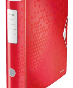 CLASSEUR WOW ROUGE 82MM CLASSEUR A LEVIER LEITZ ACTIVE