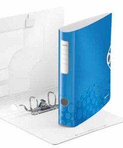 CLASSEUR WOW 65MM BLEU CLASSEUR A LEVIER LEITZ ACTIVE