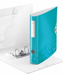 CLASSEUR WOW 65MM BL GLACIER CLASSEUR A LEVIER LEITZ ACTIVE BLEU GLACIER