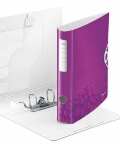 CLASSEUR WOW 65MM POURPRE CLASSEUR A LEVIER LEITZ ACTIVE