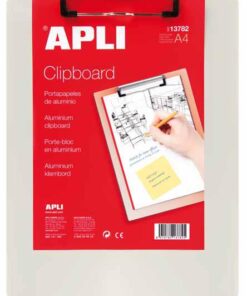 PLAQUE A PINCE ALU APLI ALUMINIUM - DIN A4- APLI
